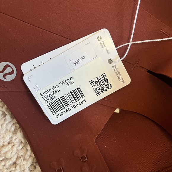Lululemon Enlite Bra Weave 32D Date Brown - Picture 6 of 7